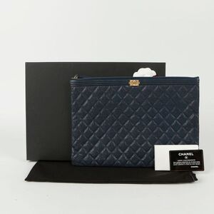 Caviar Boy Large Clutch